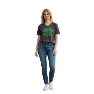 BELLA CANVAS Woman’s Four Leaf Clover T-Shirt size Medium